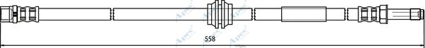 APEC BRAKING Pidurivoolik HOS3600